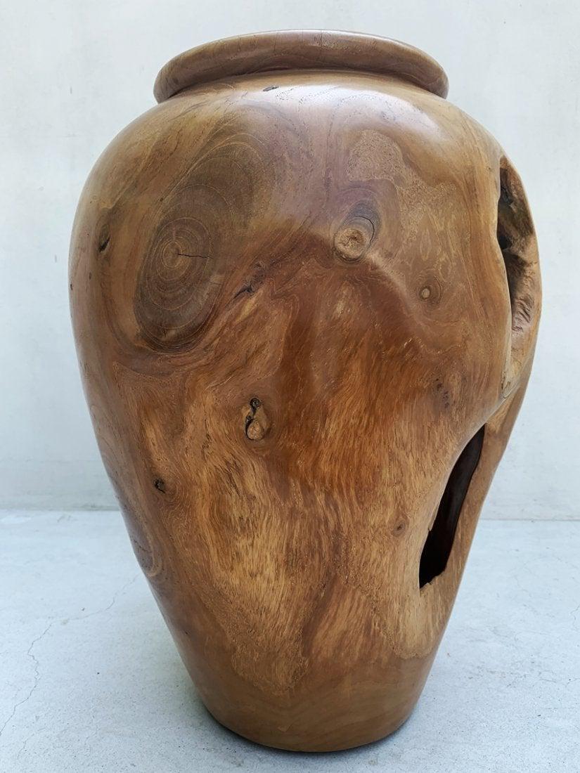 Large Wood Vase/Sculpture 1