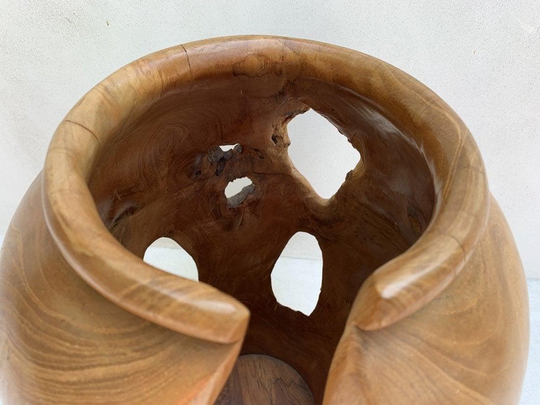 Large Wood Vase/Sculpture 3