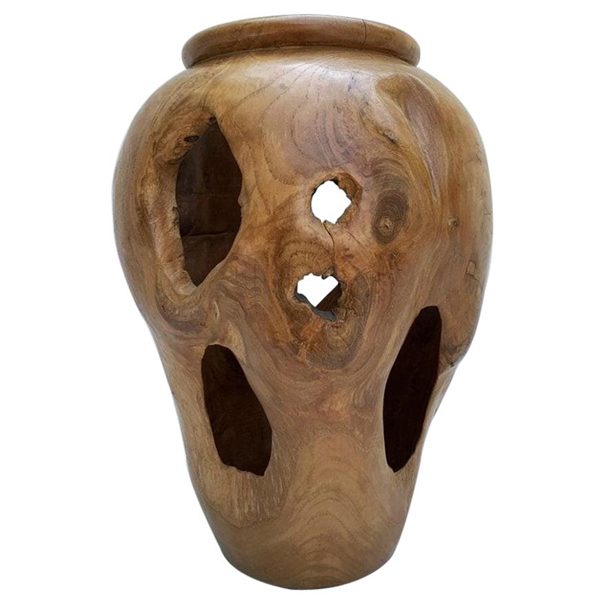 Large Wood Vase/Sculpture