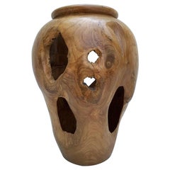 Large Wood Vase/Sculpture