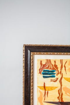 Large Woodblock Print by Gregory Amenoff