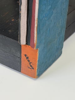 Large Wooden Abstract Sculpture by Audrey Skaling, 1980s