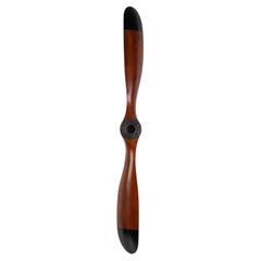 Large Wooden Airplane Propeller
