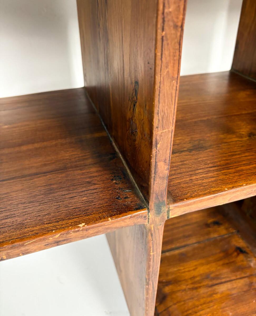 Large Wooden Bookcase, Italy, 1970s For Sale 5