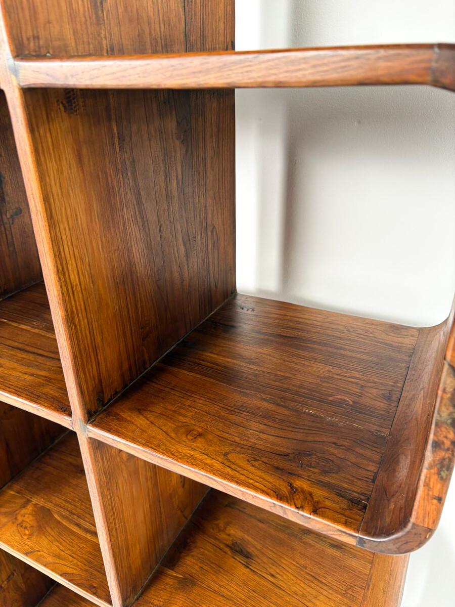 Large Wooden Bookcase, Italy, 1970s For Sale 1