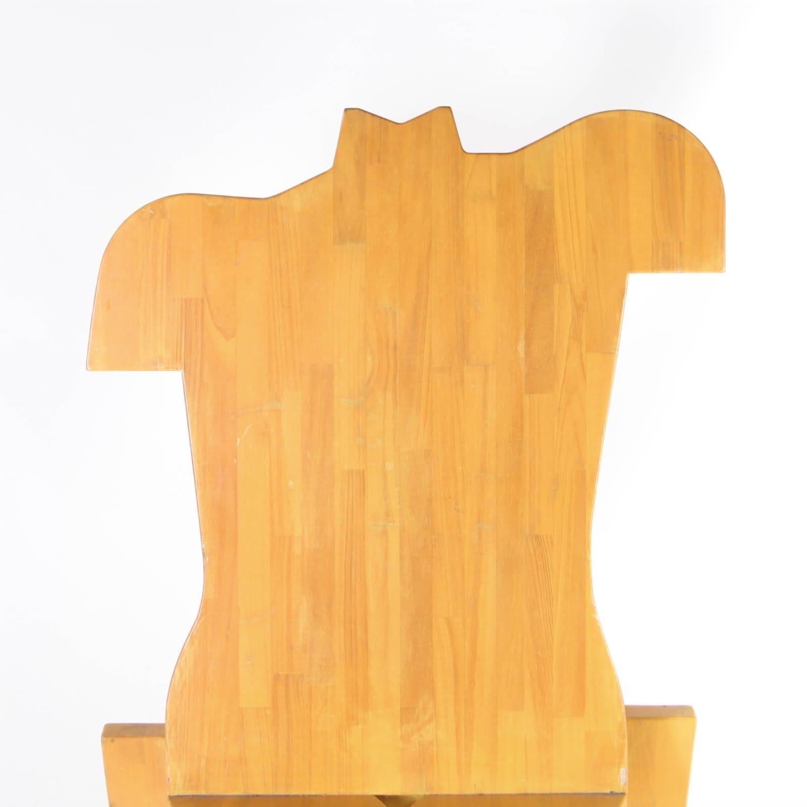 Großer Holzstuhl im Zustand „Gut“ im Angebot in Isle Sur Sorgue, FR
