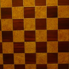 Large Wooden Chess Board, C.1890