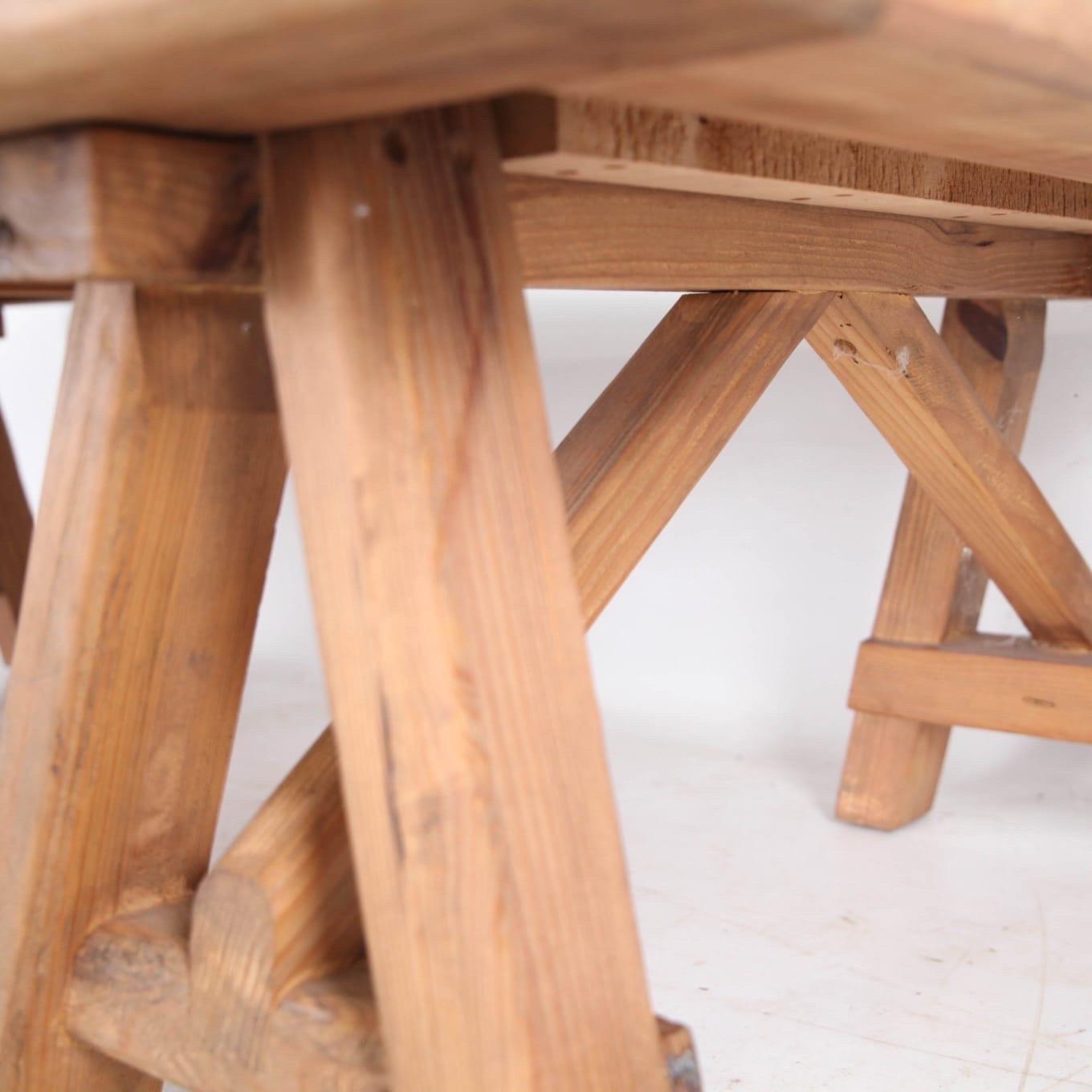 Very large vintage wooden coffee table. Beautiful legs and patina. Very good condition.