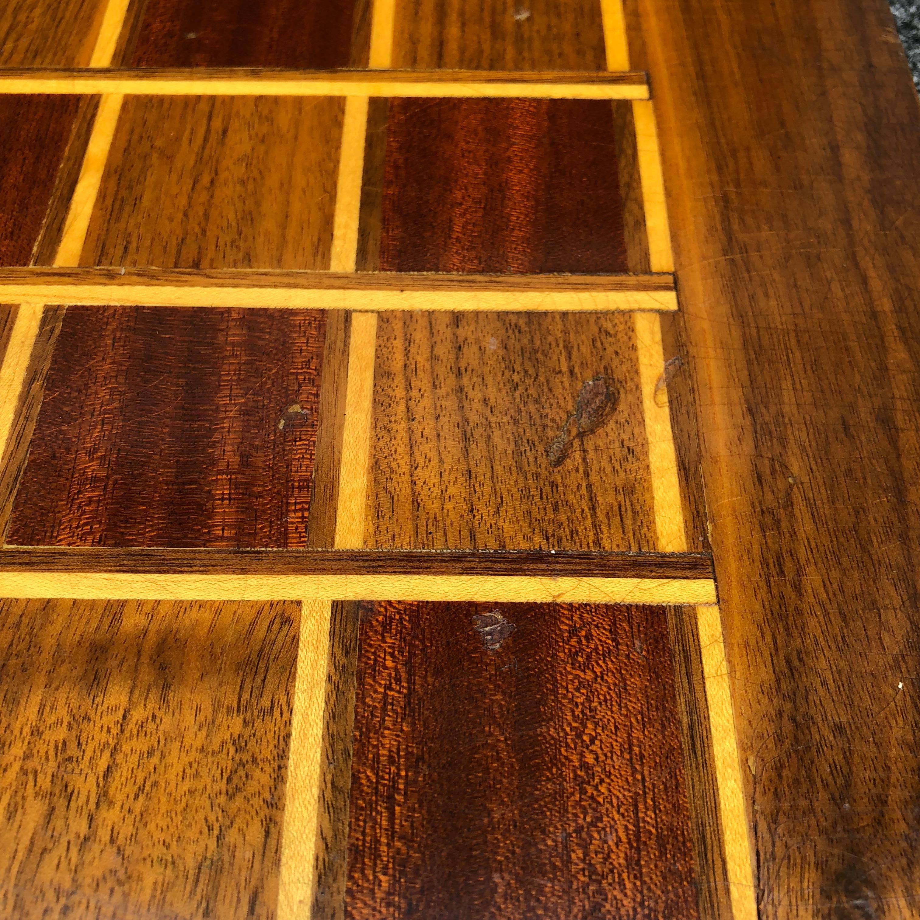 large wooden checkers