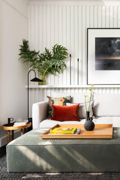 Large Wooden Footstool Tray with Handles 60 x 45cm