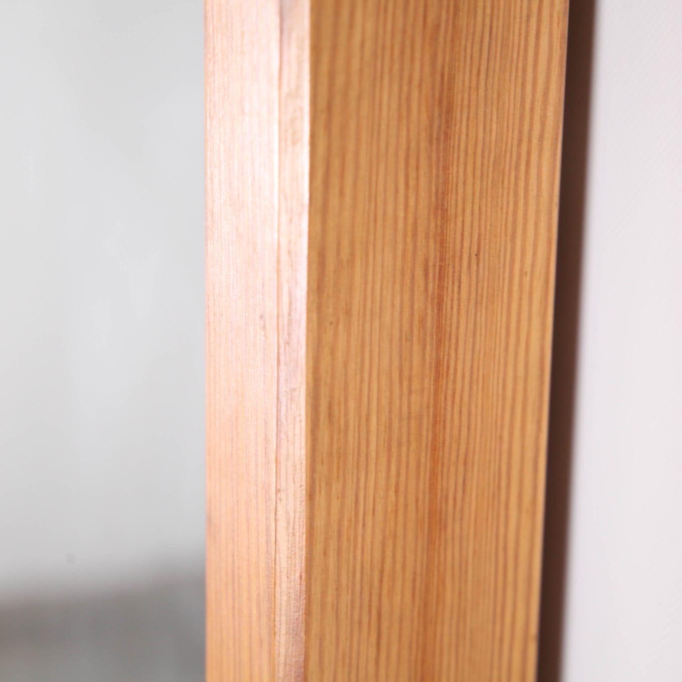 Grand miroir en bois en vente 1