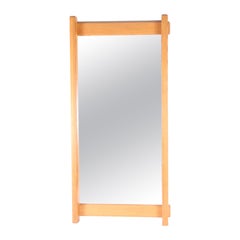 Large wooden mirror