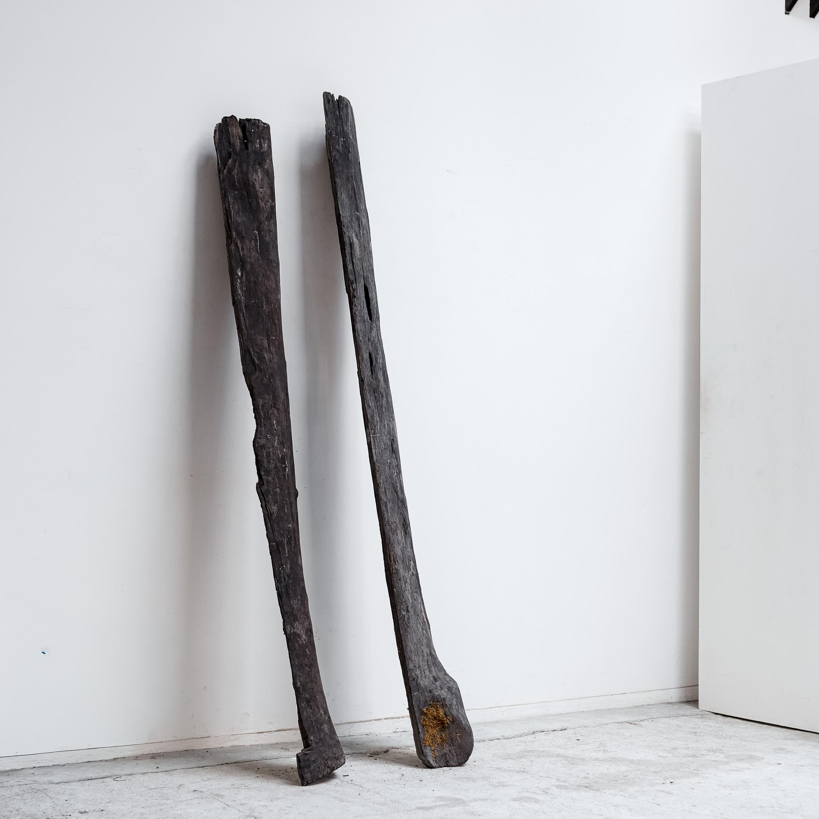 French Large Wooden Object, France, Wabi Sabi,  circa 1900 For Sale