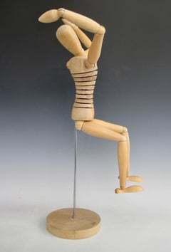 Posable Jointed Wooden Human Figure Artist Mannequin