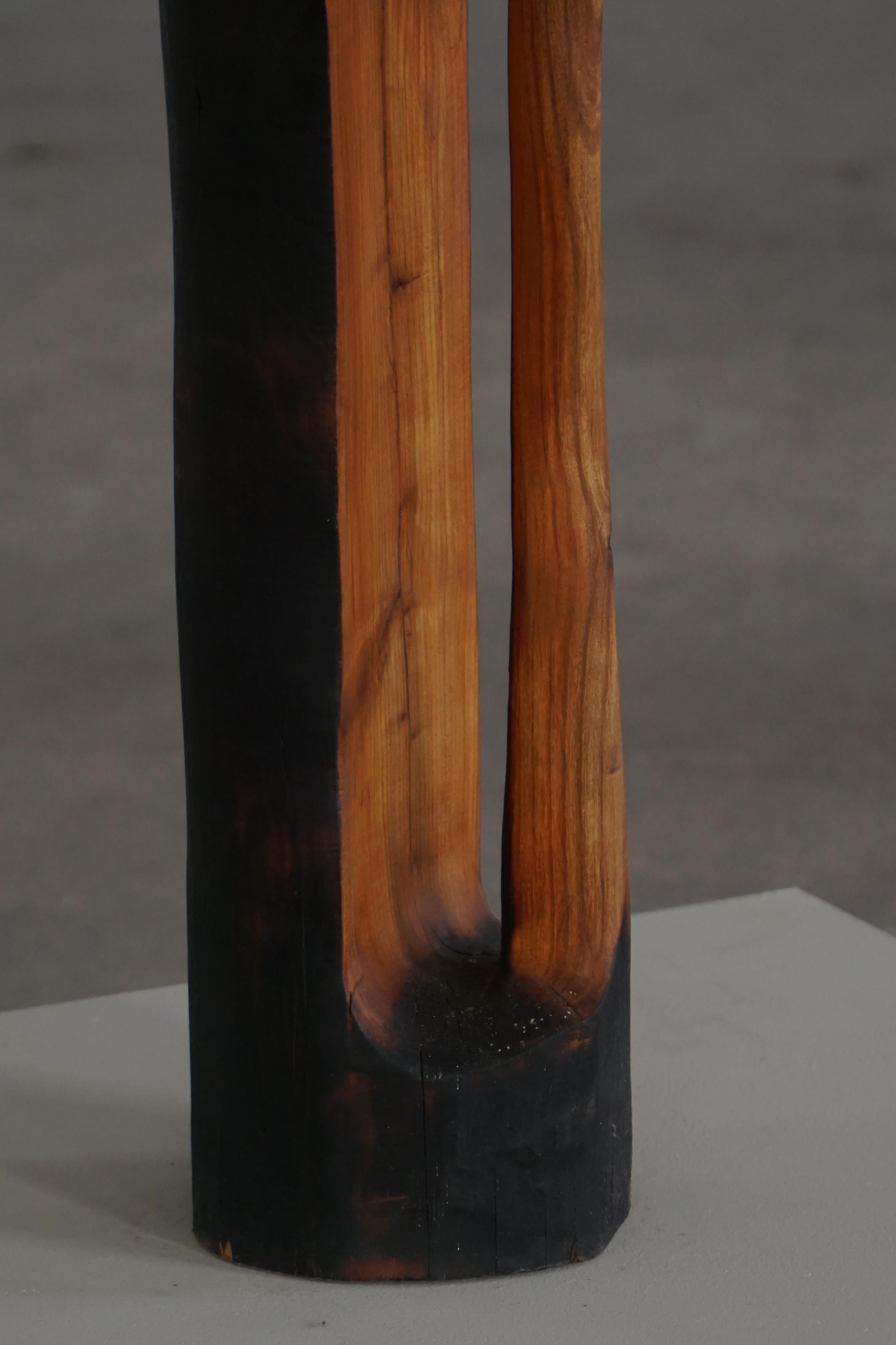 Grande scultura in legno 