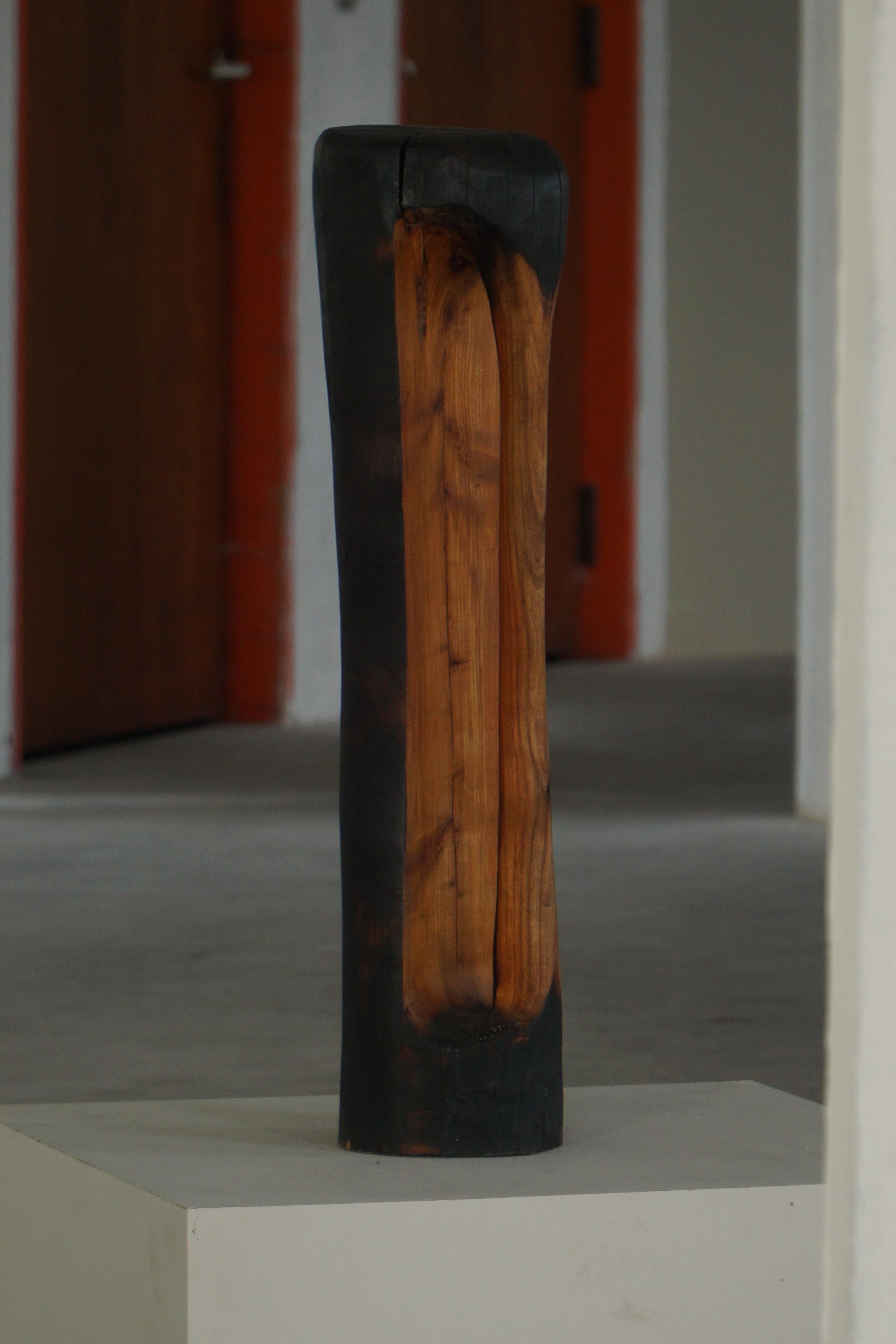Grande scultura in legno 