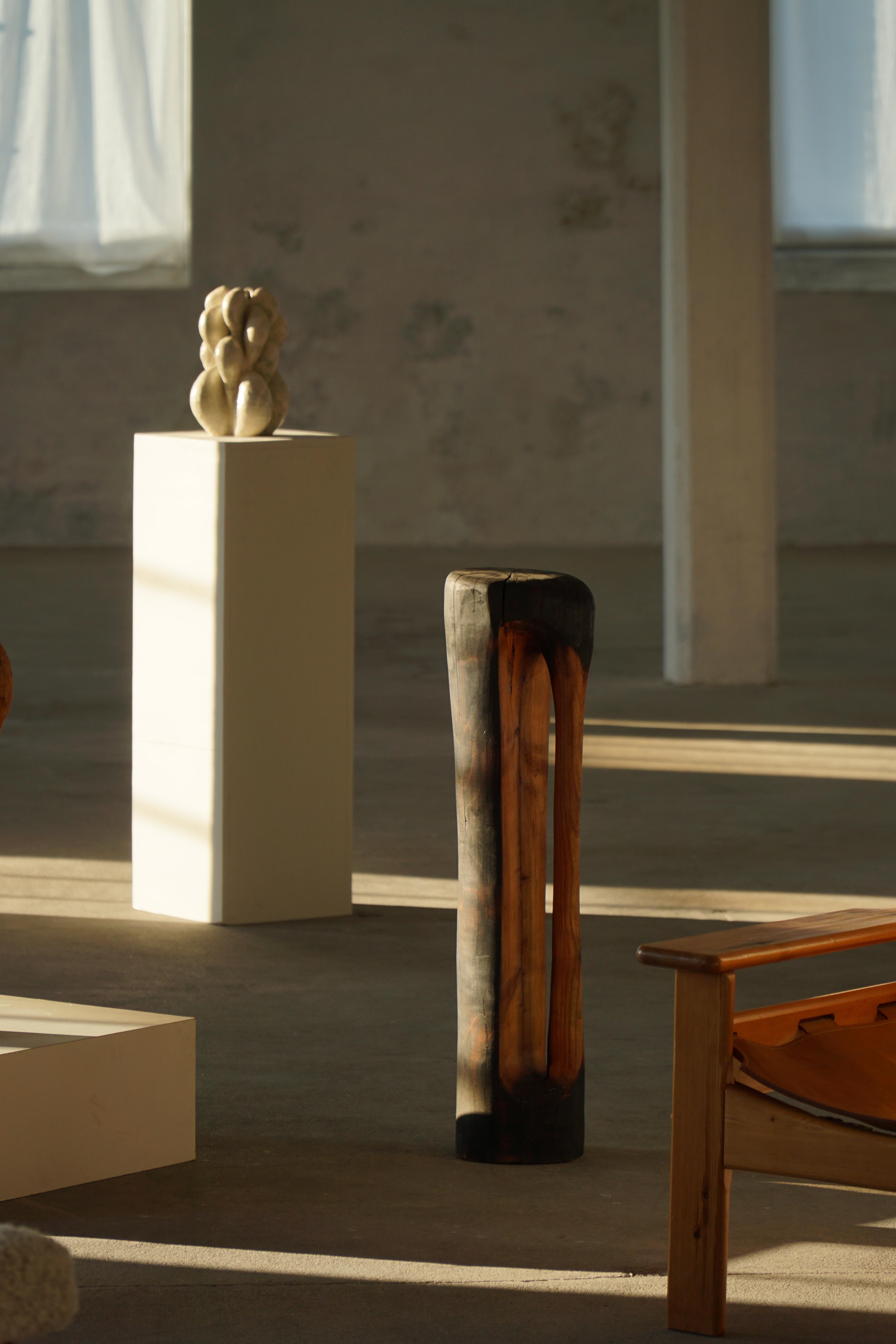 Mid-Century moderno Grande scultura in legno 