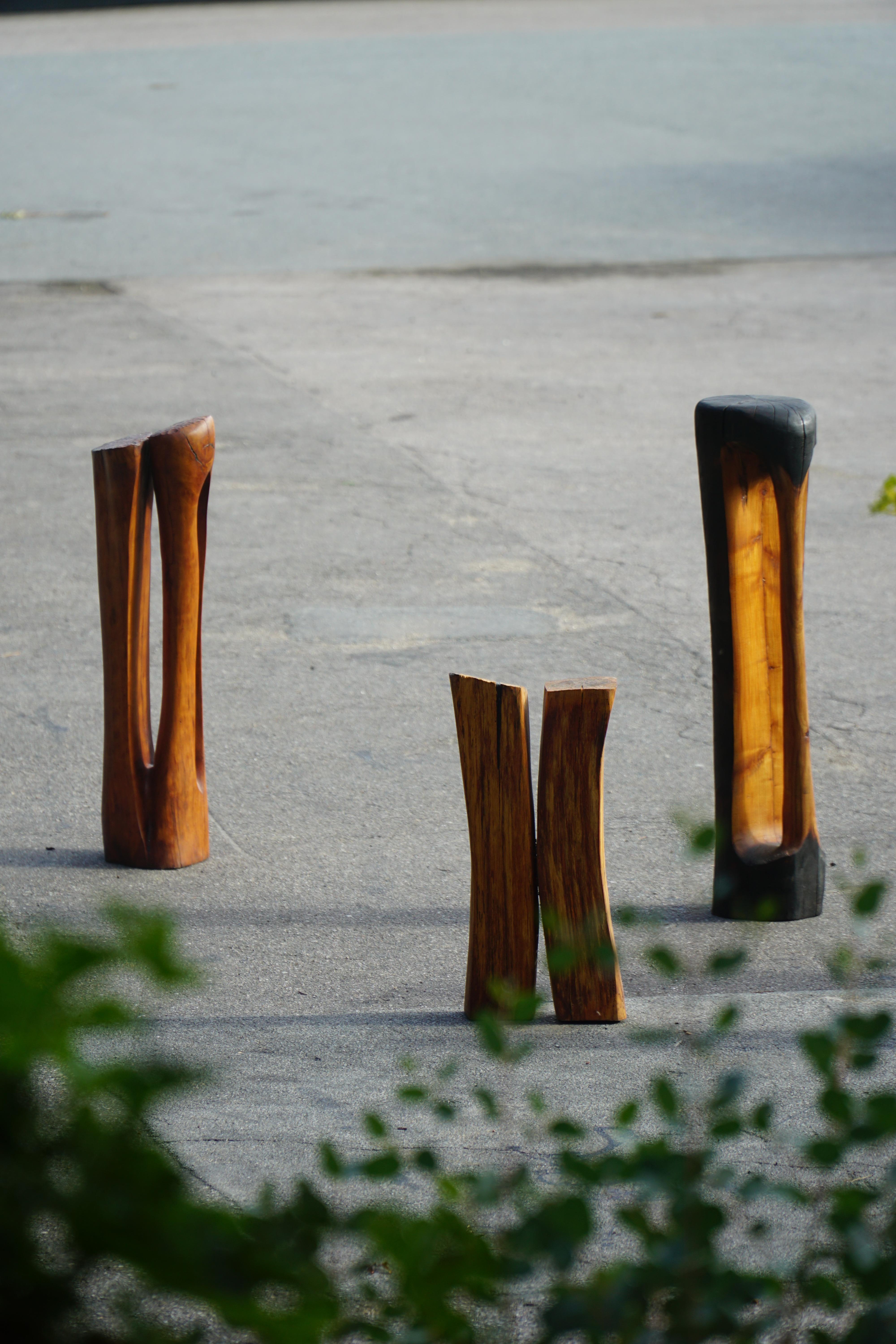 Grande scultura in legno 