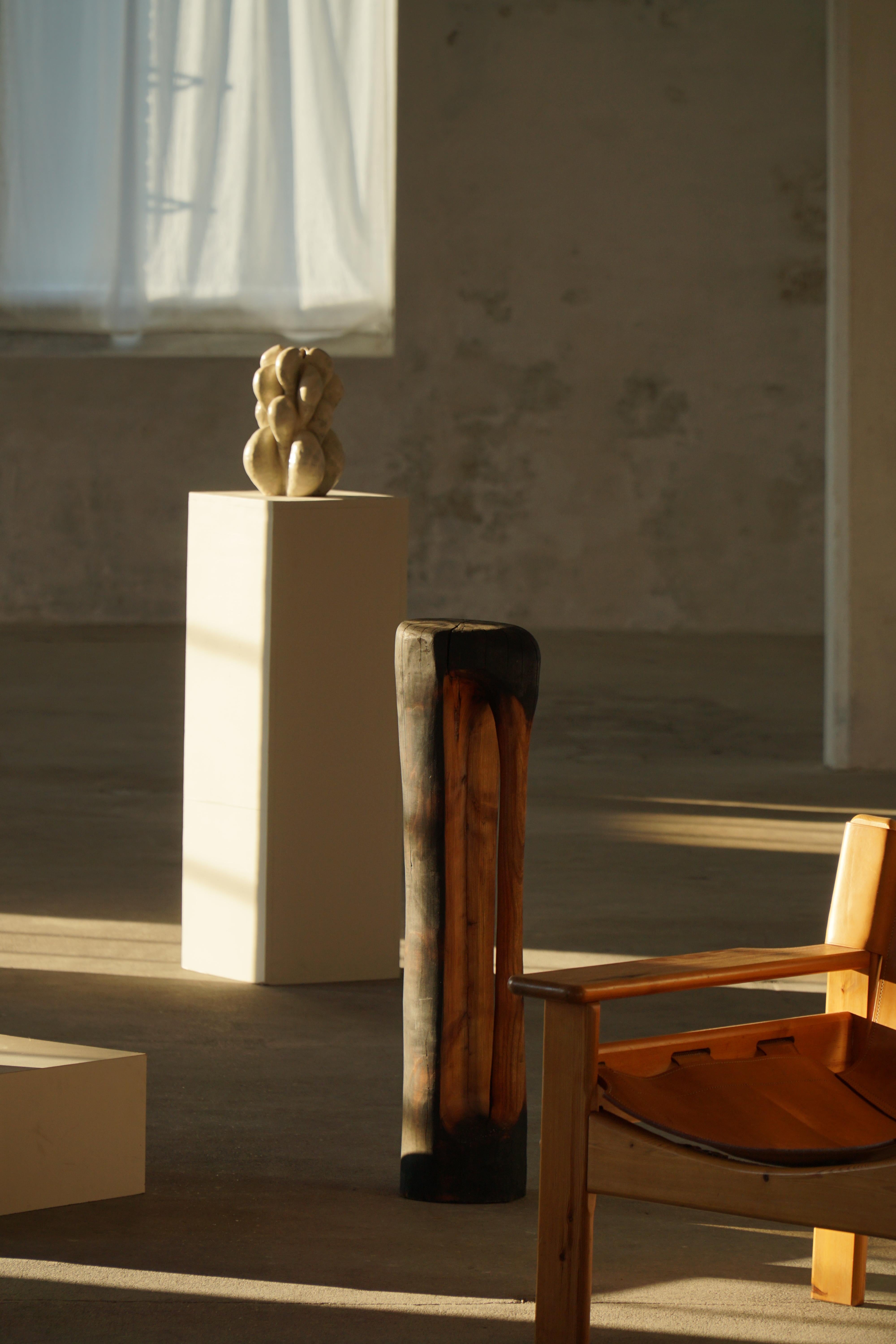 XX secolo Grande scultura in legno 
