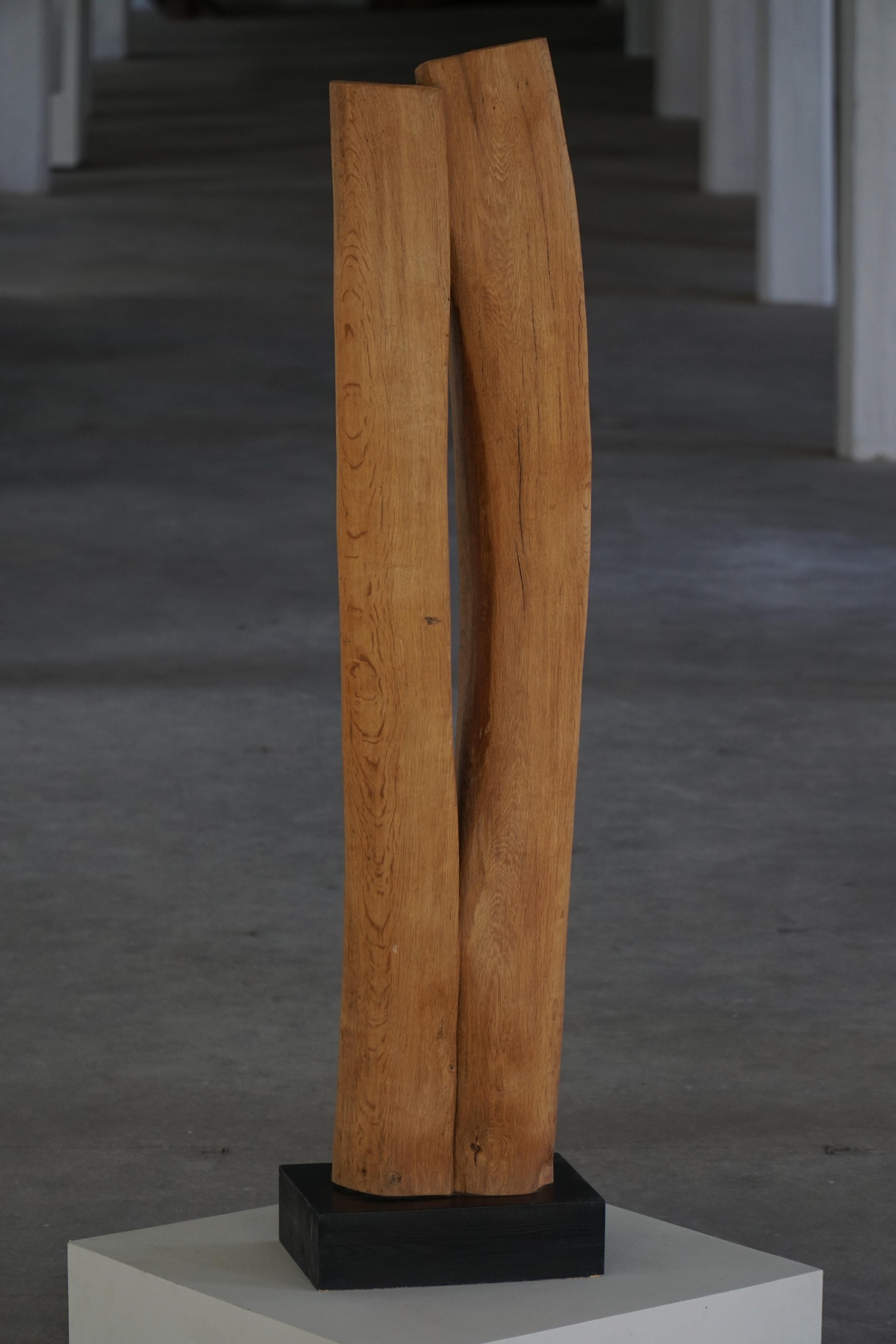 Grande scultura in legno 