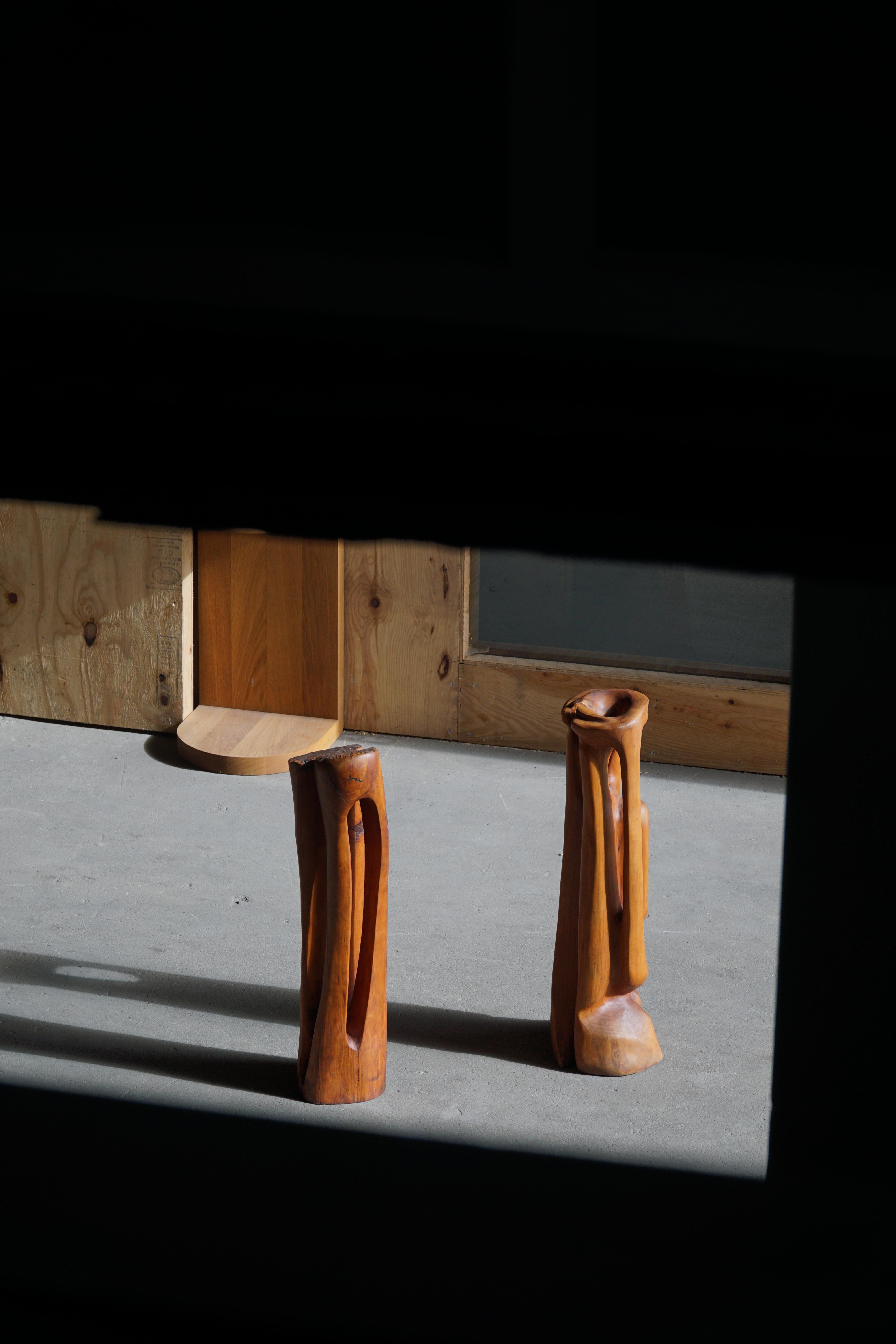 Grande scultura in legno 