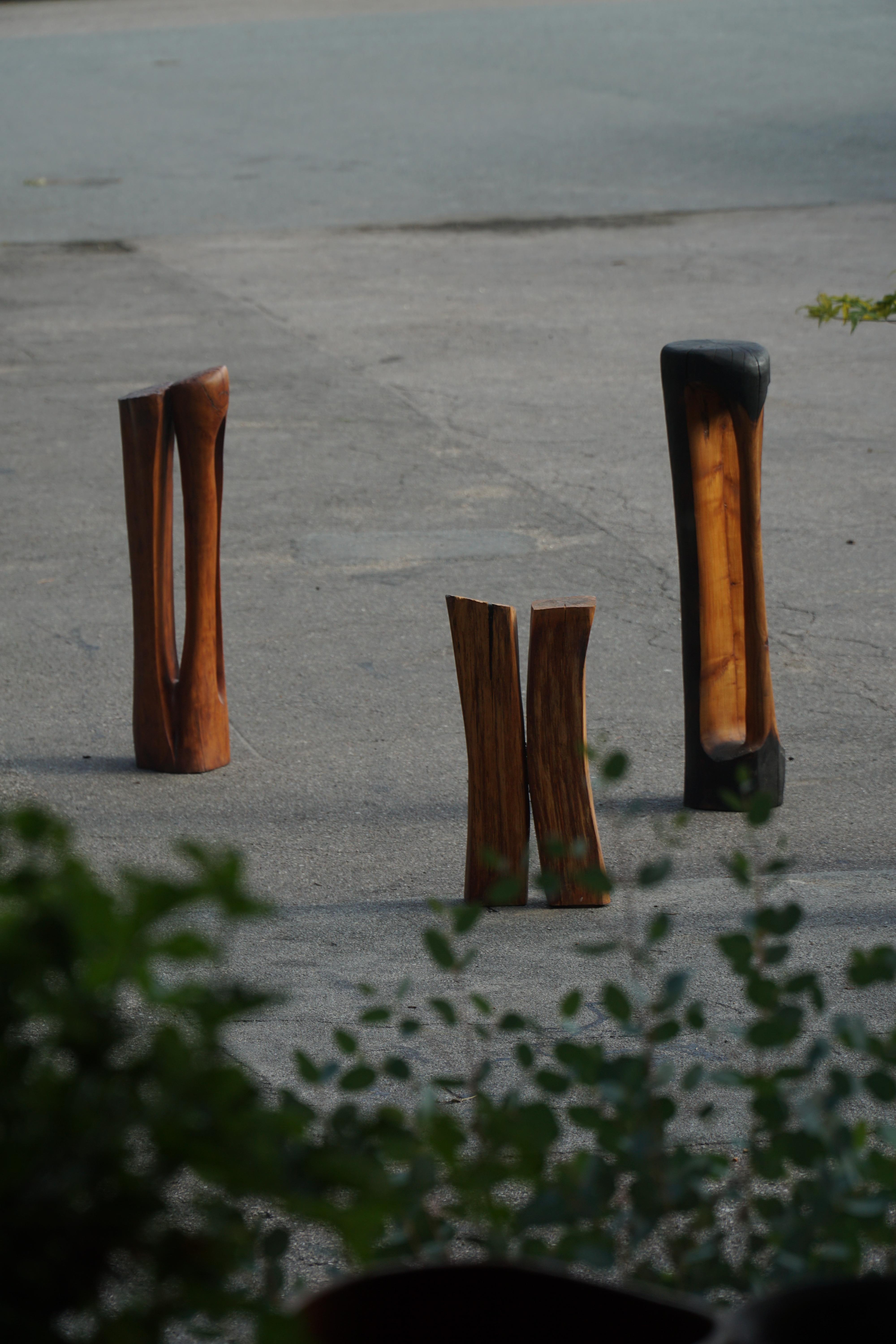 Grande scultura in legno 