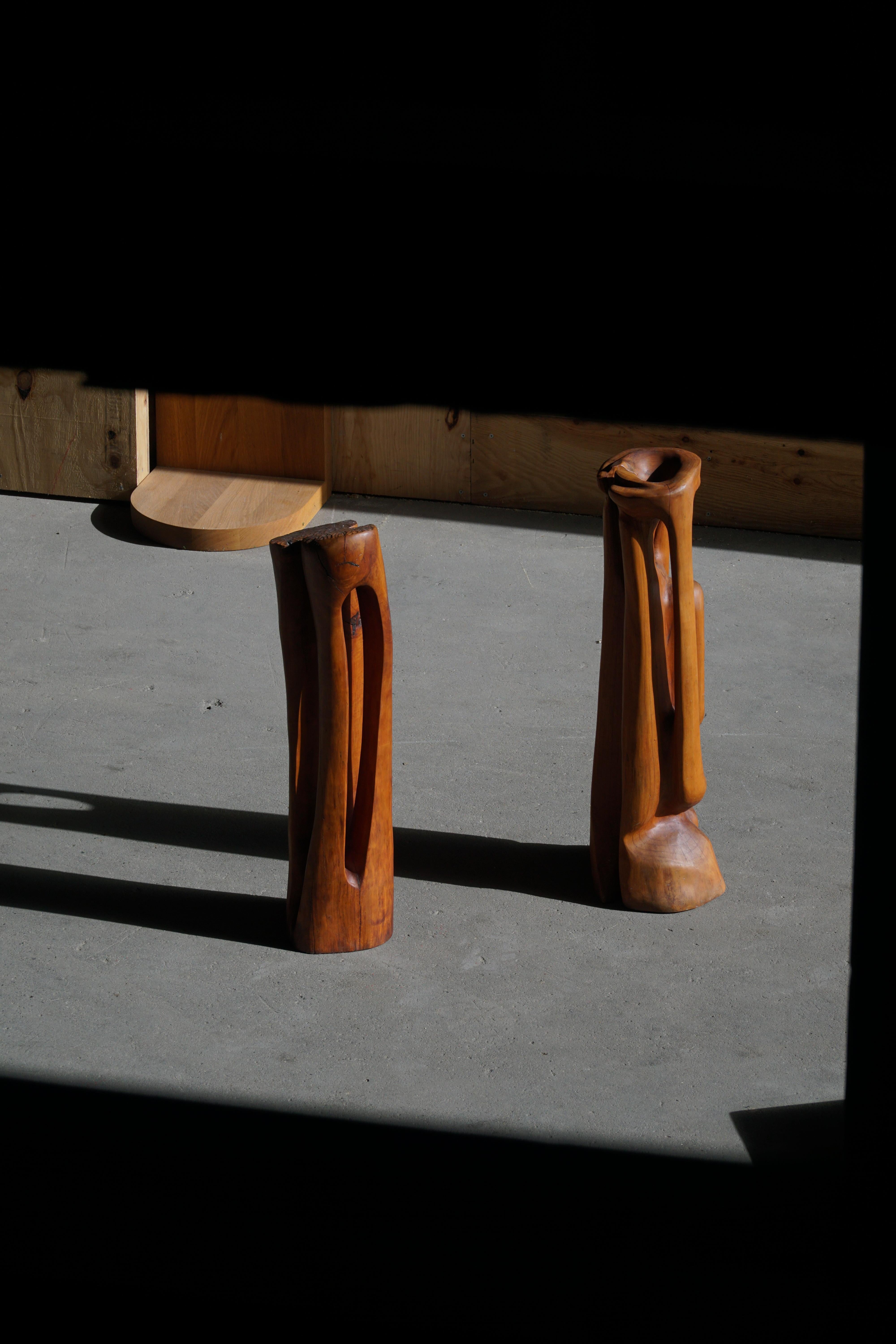 Grande scultura in legno 