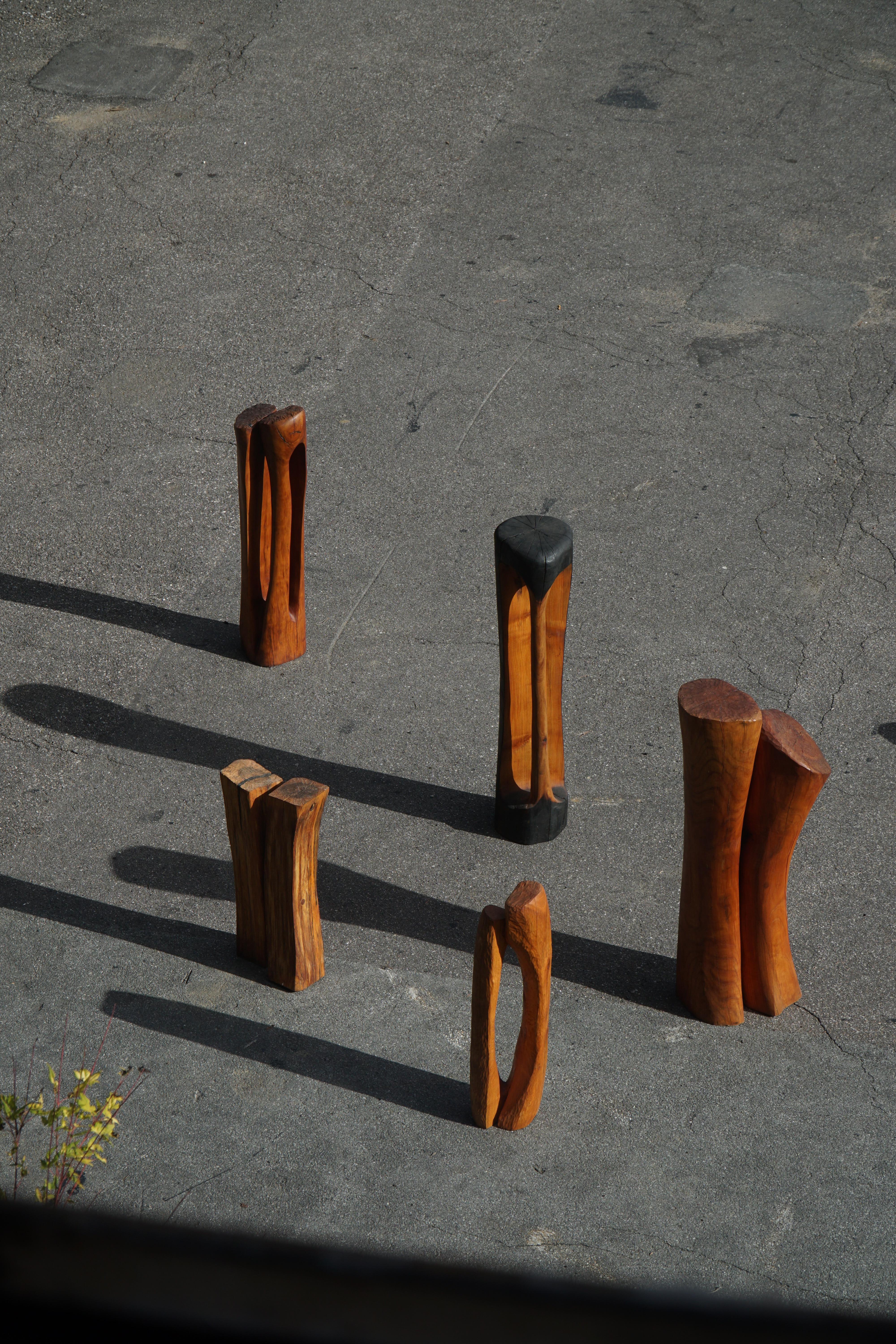 Grande scultura in legno 