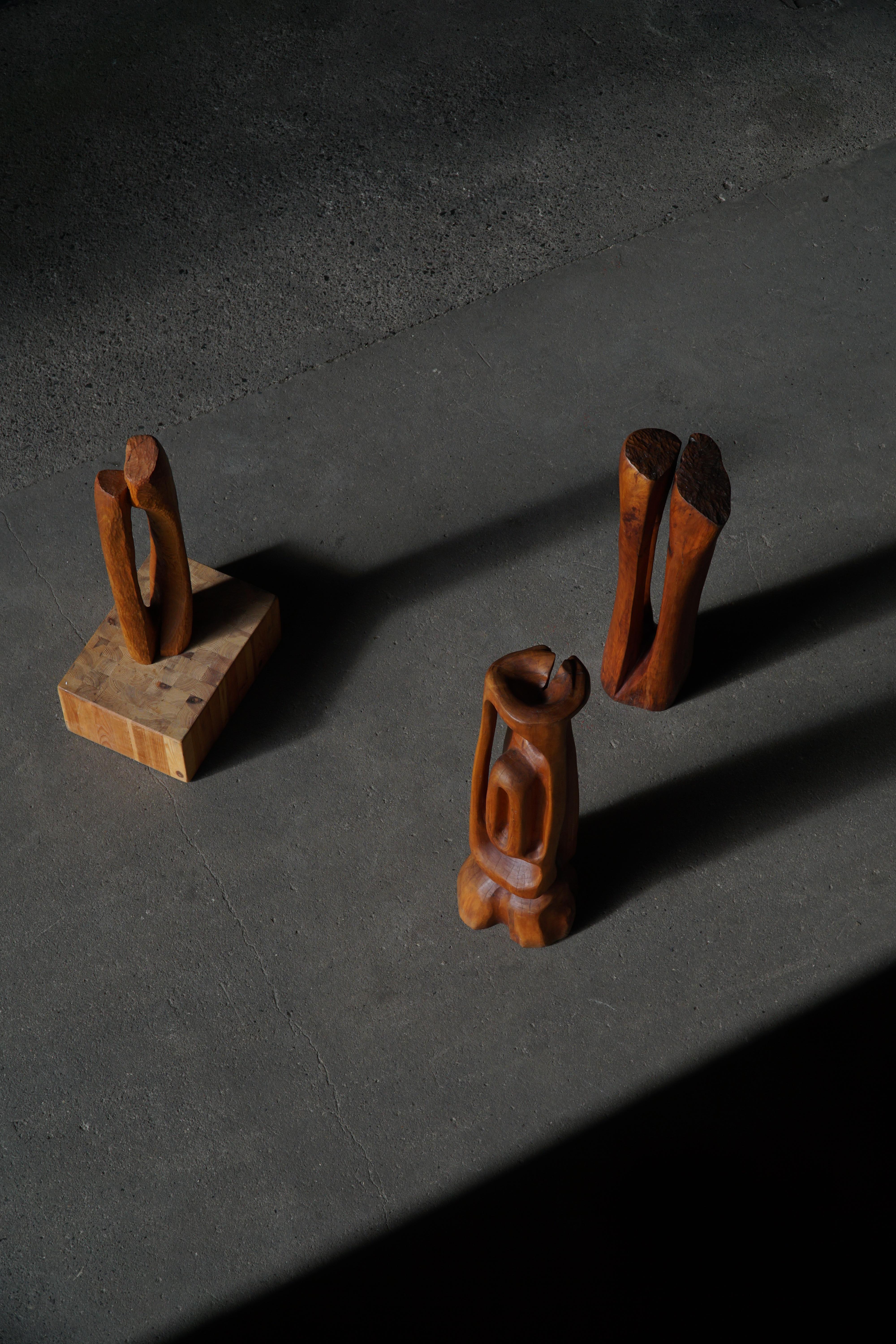 Grande scultura in legno 