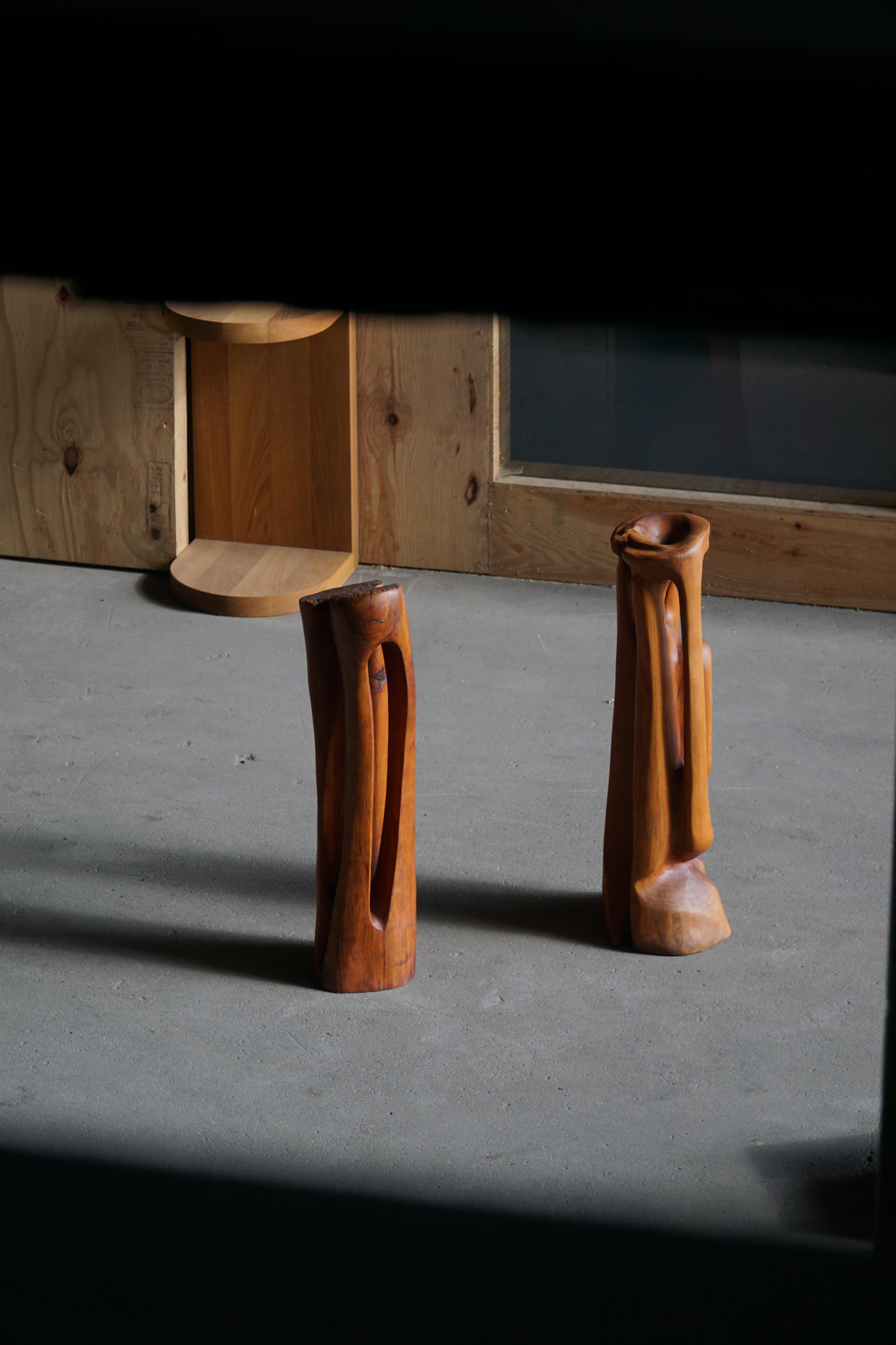 Grande scultura in legno 