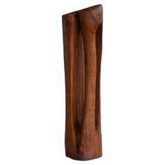 Large Wooden Sculpture "Silent Dialogue" by Ole Wettergren, Denmark, 1980s