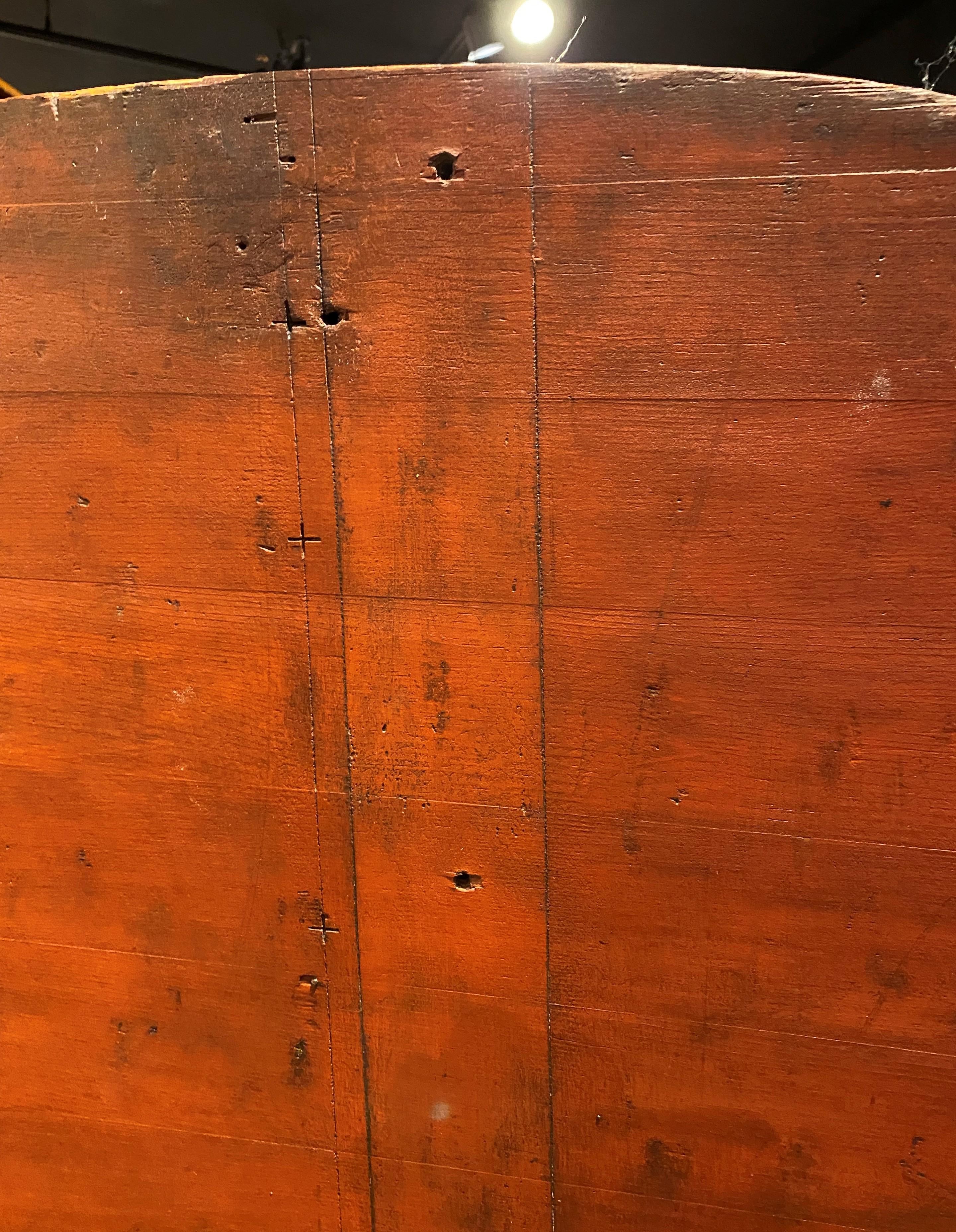Grand moule de moulage de lame de Propeller Blade de navire en bois sur socle Bon état - En vente à Milford, NH