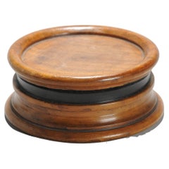 Grande supporto in legno per porcellana antica cinese o giapponese, XIX secolo