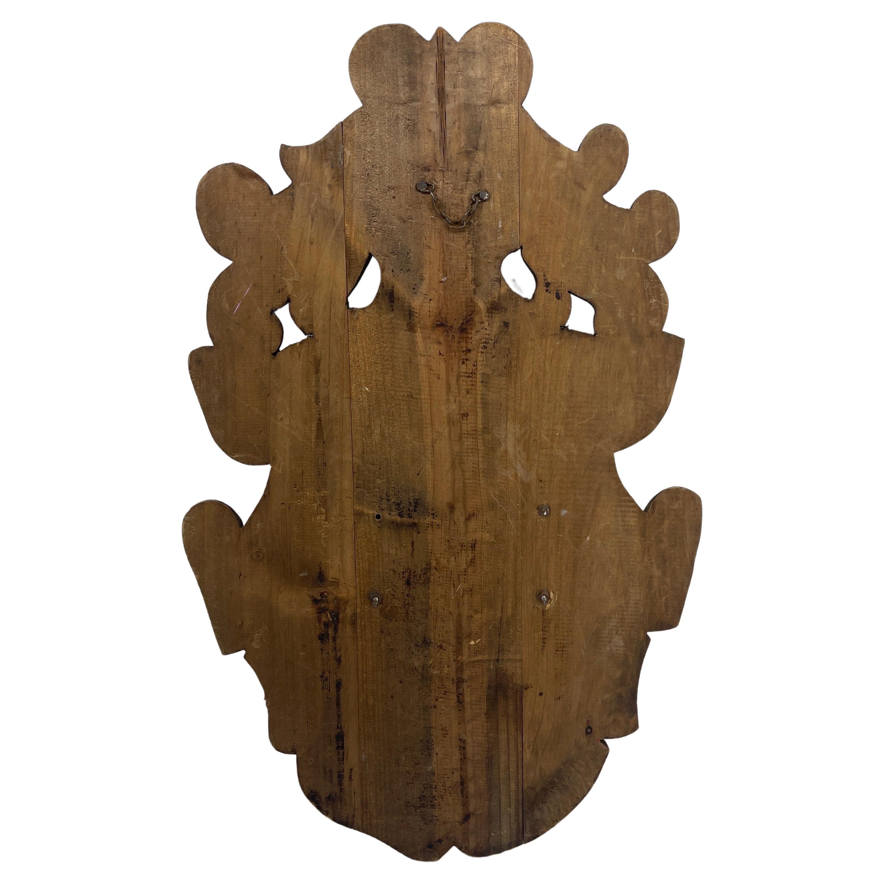 Large Wooden Wall Mounted Code of Arms 3