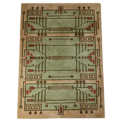 Large Wool Rug After Frank Lloyd Wright by Schumacher and Co.