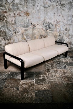 Großes Wollsofa Modell 54A von Gae Aulenti für Knoll International, 1970er Jahre