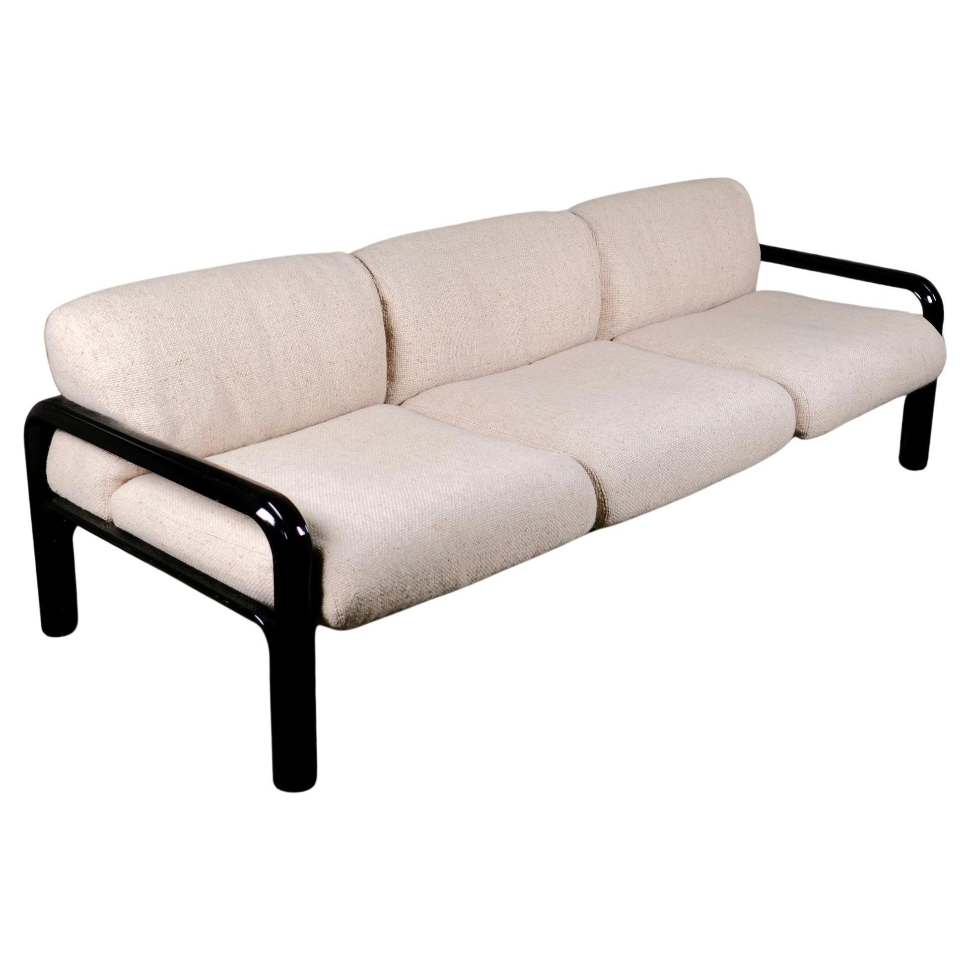 Large wool sofa model 54A by Gae Aulenti for Knoll International, 1970s For Sale