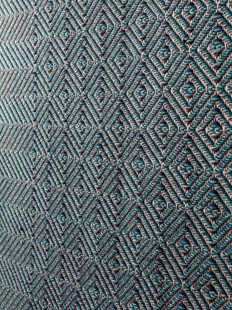 Italian Large Geometric Wool Carpet or Tapestry by Renata Bonfanti, Italy, 1970s For Sale