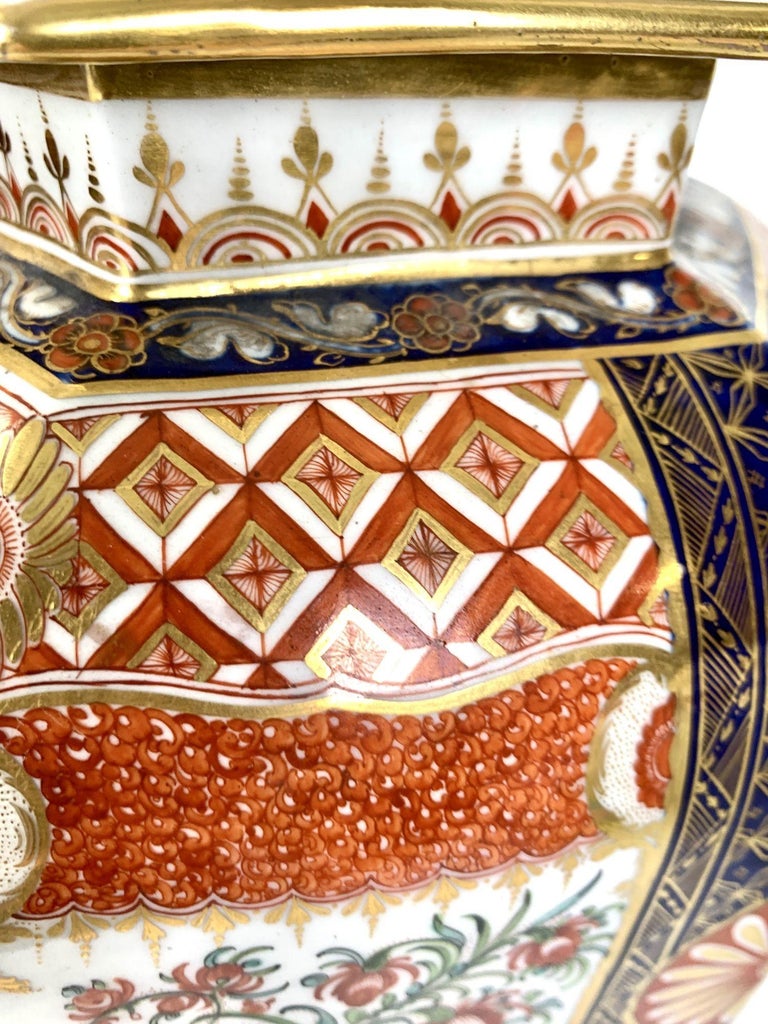 Large Worcester Porcelain Jar Best Queen's Pattern Made, C-1810 2