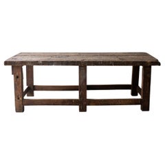 Large Work Console Table From France, Circa 1940