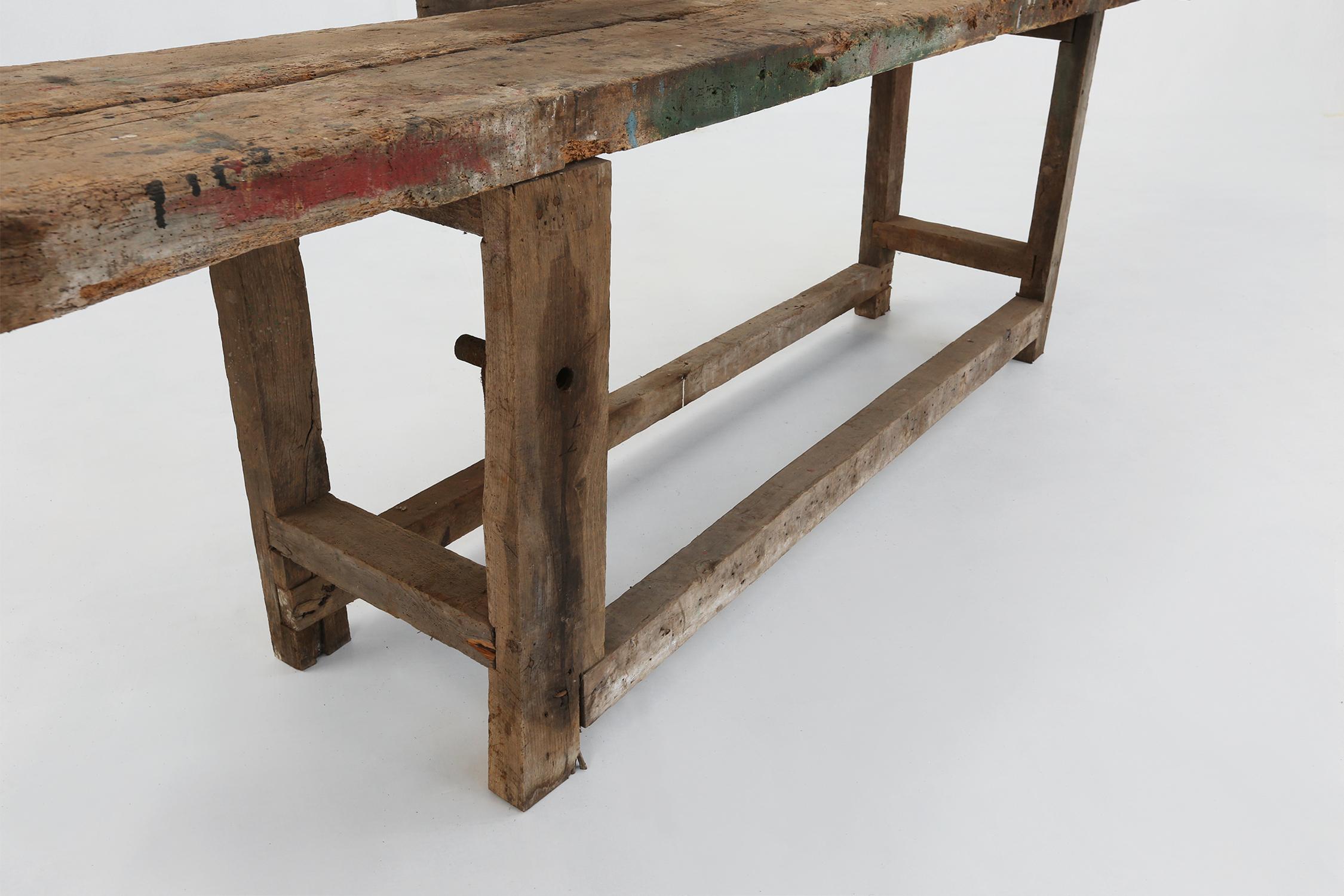Large Workbench, circa 1850 For Sale 4