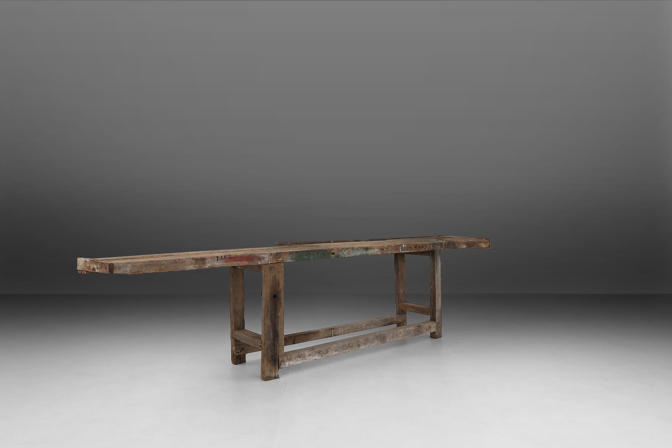 Large Workbench, circa 1850 For Sale 5