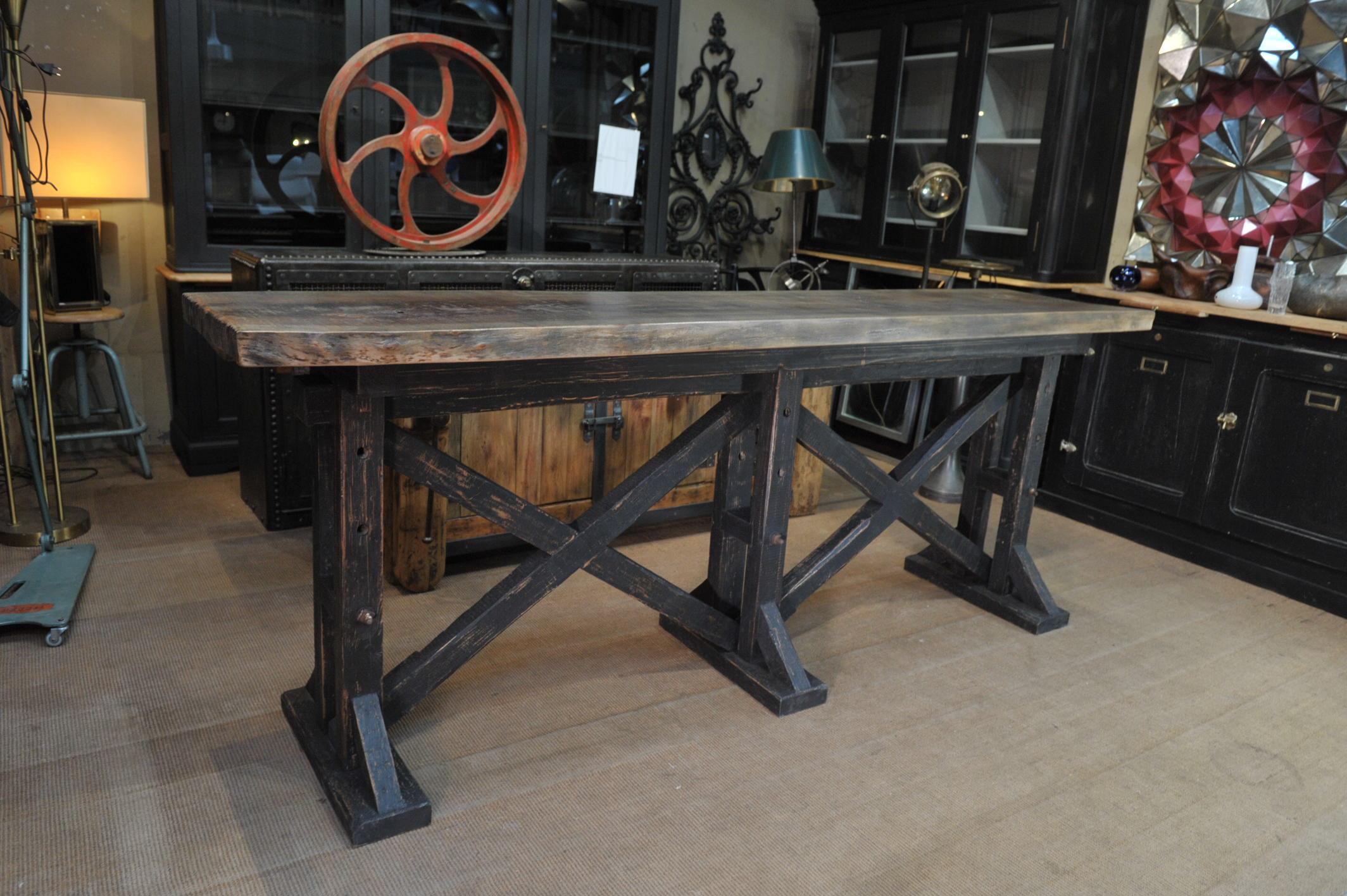 Large Workshop Console Table or High Table, circa 1930 For Sale 5