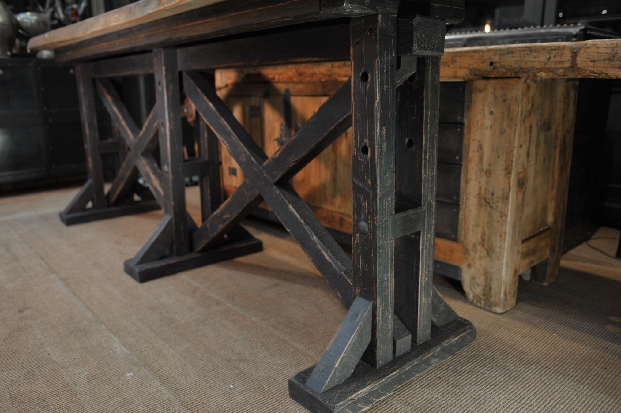 Large Workshop Console Table or High Table, circa 1930 For Sale 6