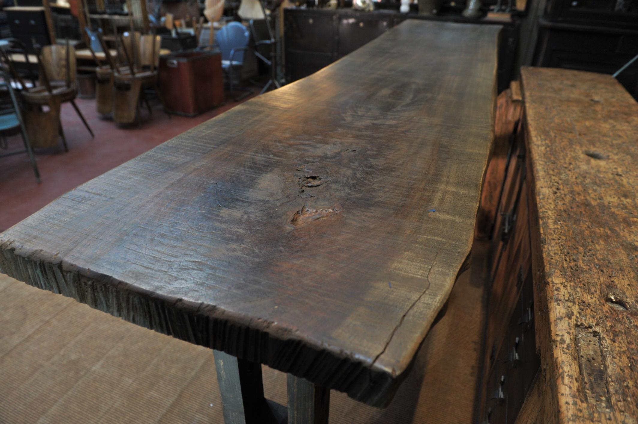 Large Workshop Console Table or High Table, circa 1930 For Sale 7