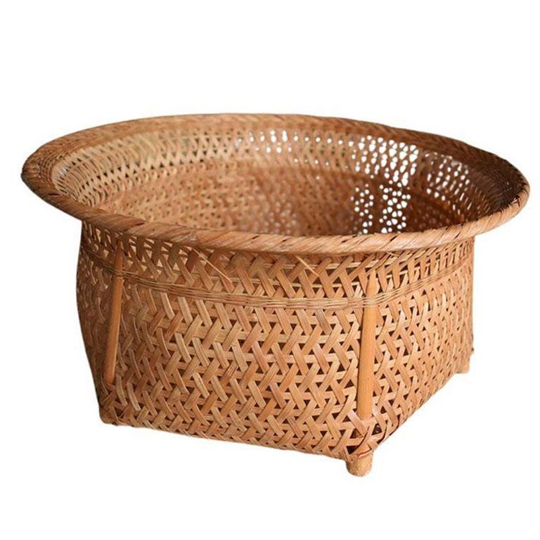 brown wicker baskets
