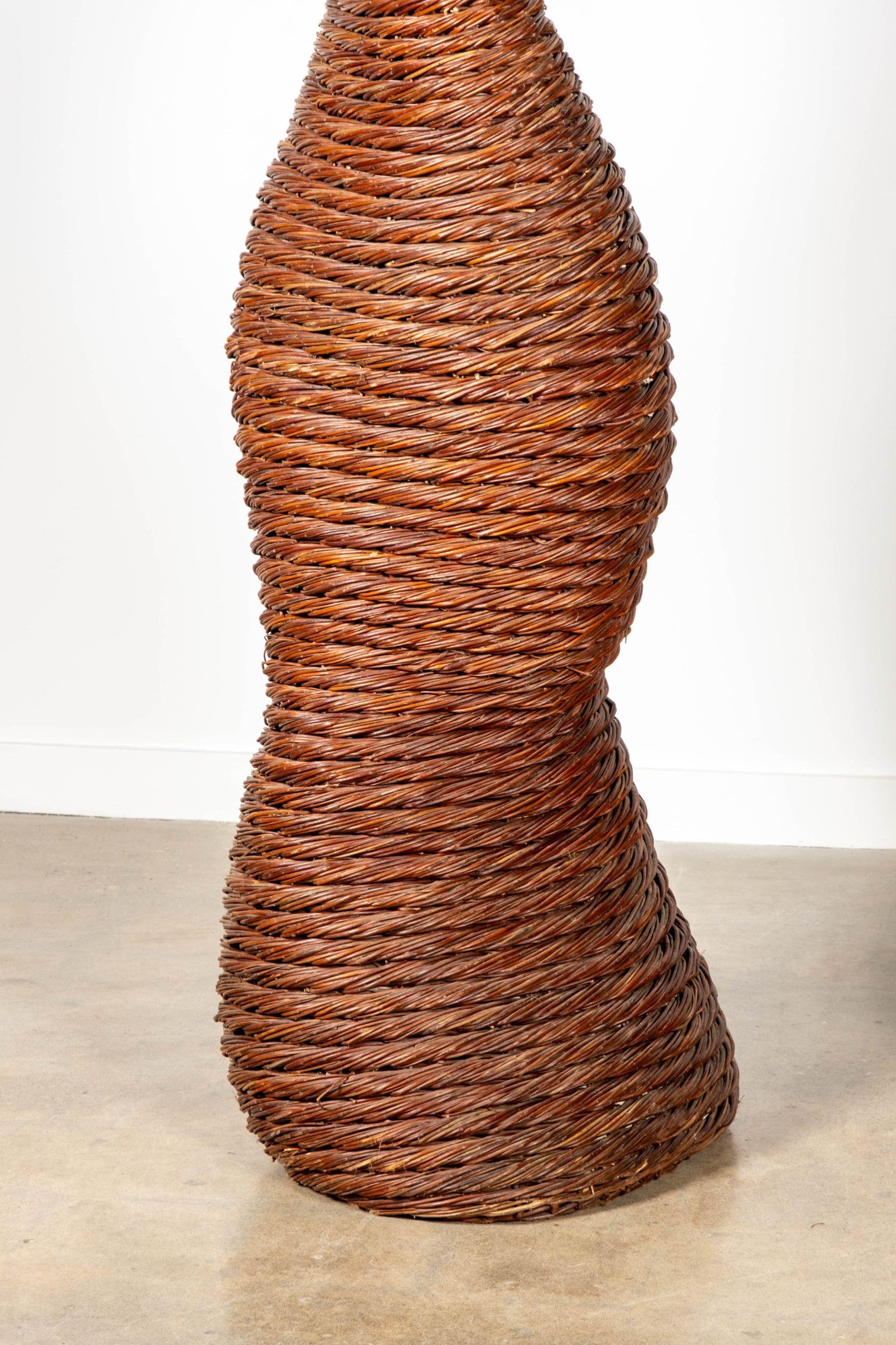 Große gewebte Freiform-Skulptur von Klaus Titze, 2 von 2 (Gewebt) im Angebot