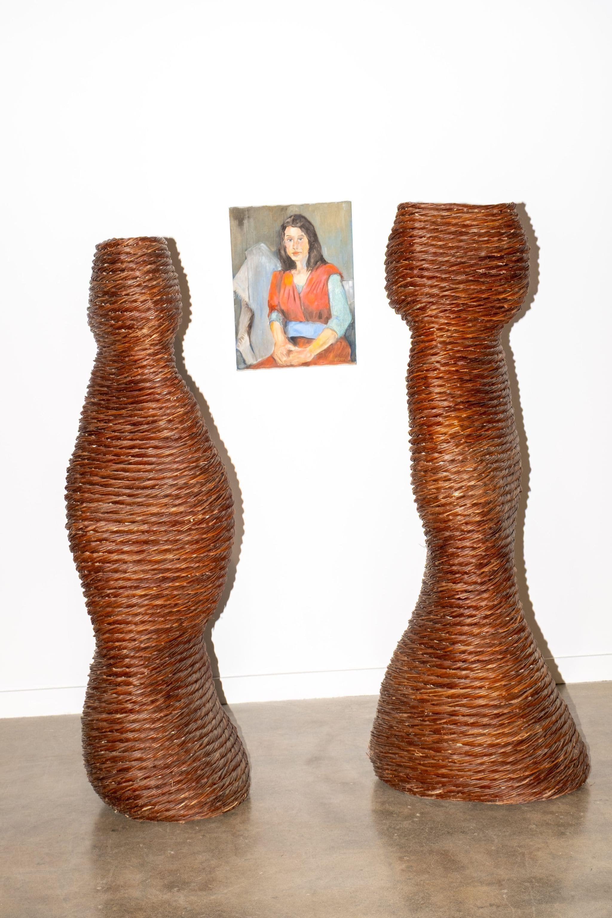 Große gewebte Freiform-Skulptur von Klaus Titze, 2 von 2 (21. Jahrhundert und zeitgenössisch) im Angebot