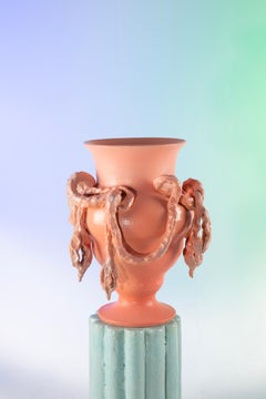 Grande vaso da fiori in gres intrecciato di Milan Pekař e Tereza Sluková