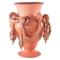 Grande vaso da fiori in gres intrecciato di Milan Pekař e Tereza Sluková